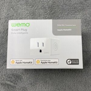 Wemo Smart Plug Fiche Intelligente Works W/Apple HomeKit Thread Built On Thread